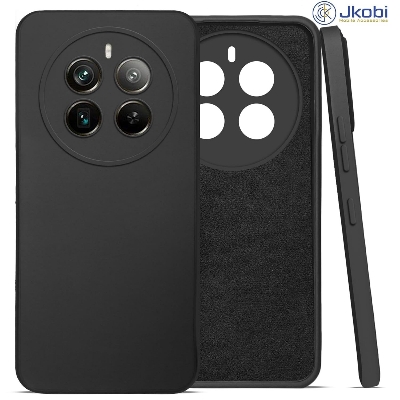Picture of Realme 12 Plus ( 12+ ) / Realme 12 4G Cover Soft Liquid Silicon Official Clothe inside Camera Protection Phone Case For Realme 12 Plus / Realme 12