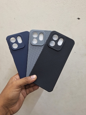 Picture of Infinix Smart 9 / Smart 9 HD / Hot 50i Back Cover Soft Matt Official Clothe Inside Liquid Silicon Case Camera Protection Phone Case for Infinix Hot 50i / Smart 9 / Smart 9 HD