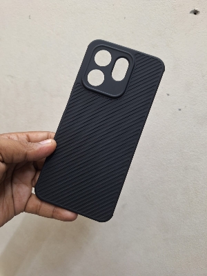 Picture of Infinix Smart 9 / Smart 9 HD / Hot 50i Back Cover Soft Matt Official Clothe Inside Liquid Silicon Case Camera Protection Phone Case for Infinix Hot 50i / Smart 9 / Smart 9 HD