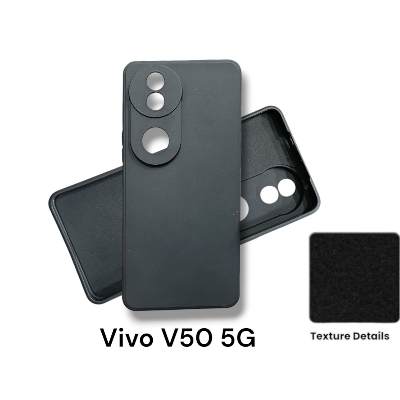 Picture of Vivo V50 5G / V50 Pro 5G Cover Soft Matt Liquid Silicon Official Clothe inside Camera Protection Phone Case For Vivo V50 5G