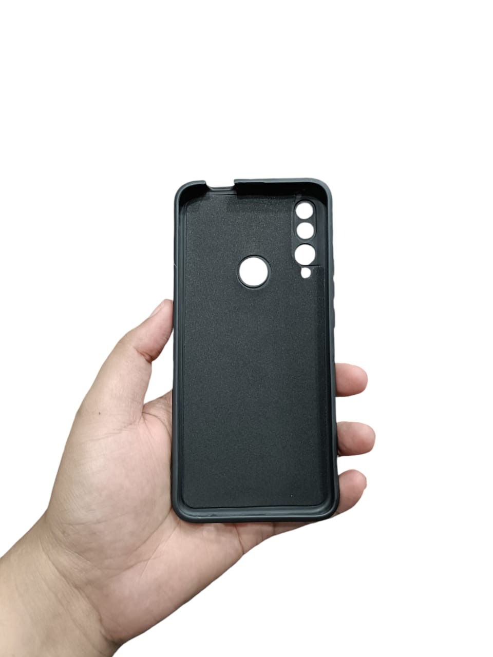 Picture of Huawei Y9 Prime 2019 Back Cover Soft Matt Liquid Silicone Official Clothe Inside Camera Protection Phone Case for Huawei Y9 Prime 2019