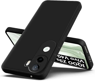 Picture of Vivo V40E 5G Back Cover Soft Matt Official Clothe Inside Liquid Silicon Case Camera Protection Phone Case for Vivo V40E 5G
