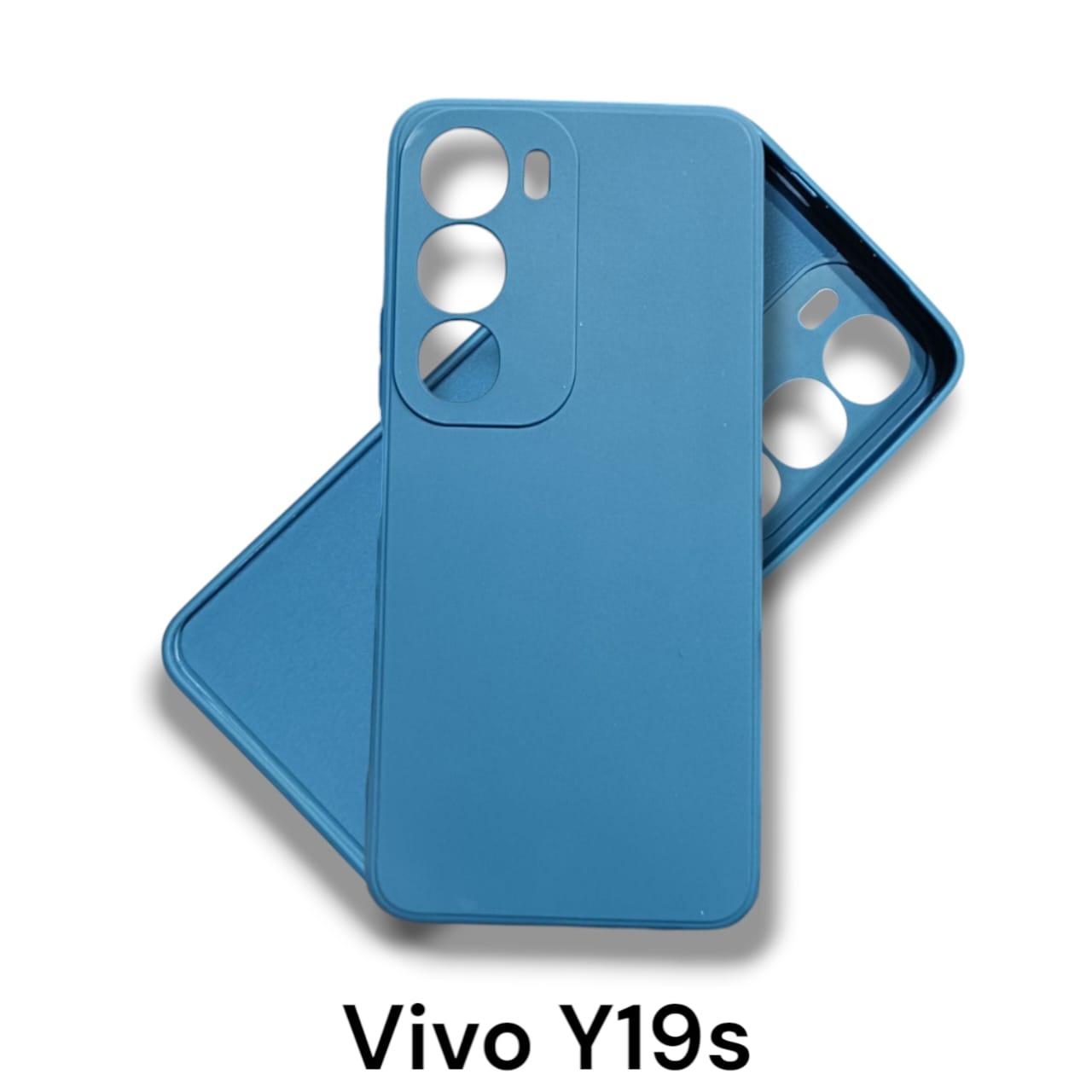 Picture of Vivo Y19s 4G Back Cover Soft Matt Liquid Silicon Anti Shock Design Camera Protection Phone Case Vivo Y19s 4G