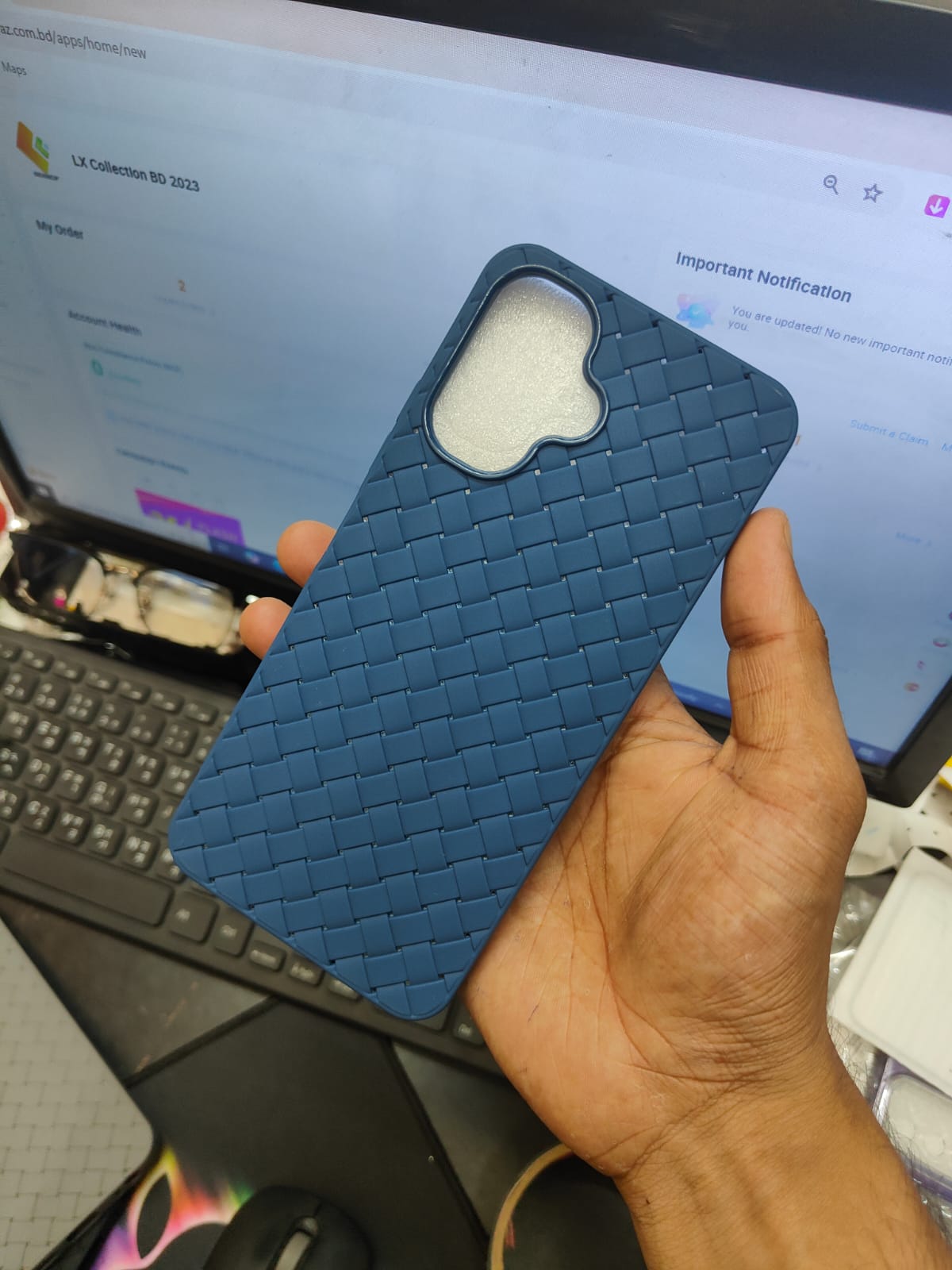 Picture of Infinix Smart 10/speak go 2 HD Phone Case Slim Mosari Soft TPU Slim Fashion Non-Slip Protective New Net Back Cover