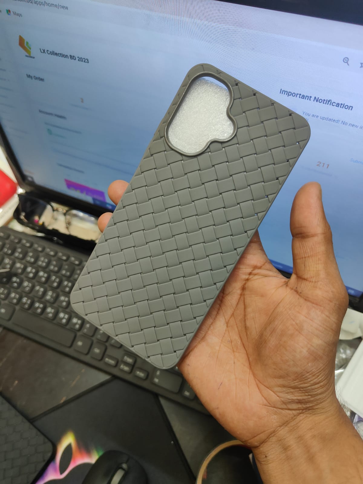 Picture of Infinix Smart 10/speak go 2 HD Phone Case Slim Mosari Soft TPU Slim Fashion Non-Slip Protective New Net Back Cover
