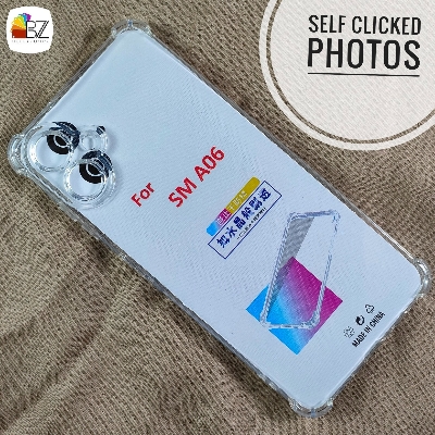Picture of Samsung Galaxy A06 Premium Silicone Case Crystal Clear Soft TPU Ultra-Thin Transparent Flexible Protective Mobile Phone Back Cover