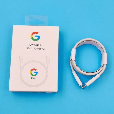 Picture of Google Pixel 30W Fast Charger with Cable - Efficient Power Adapter for Quick Charging [ORGINAL]