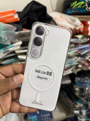 Picture of Anti Yellow Unique Case For vivo v40 lite Clear Hard Transparent Phone Back Cover
