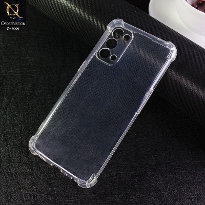 Picture of Oppo Reno 4 4G Camera Protection Premium Silicone Case Crystal Clear Soft TPU Ultra-Thin Transparent Flexible Protective Mobile Phone Back Cover oppo reno 4
