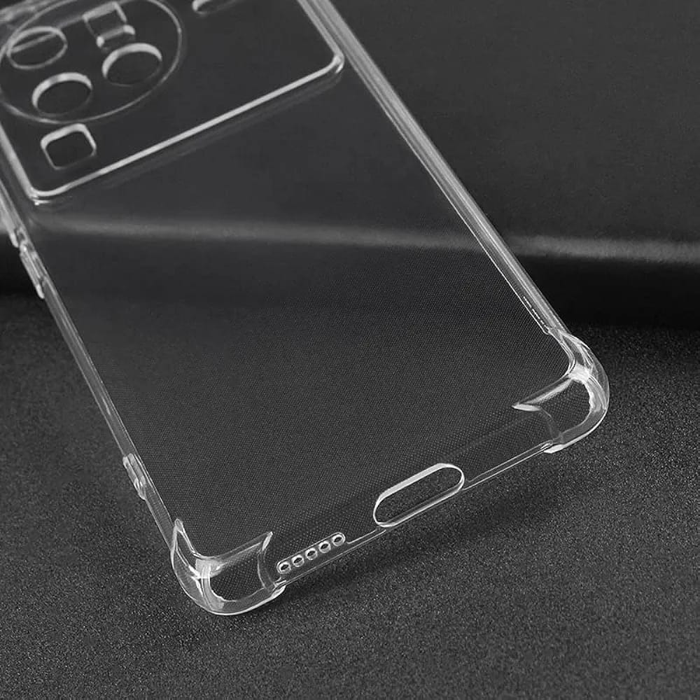 Picture of Oppo Reno 4 4G Camera Protection Premium Silicone Case Crystal Clear Soft TPU Ultra-Thin Transparent Flexible Protective Mobile Phone Back Cover oppo reno 4