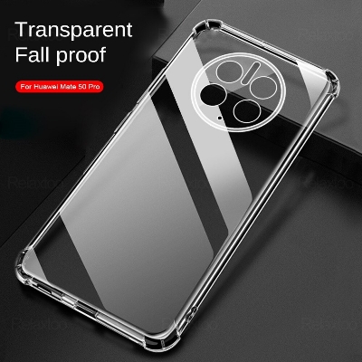 Picture of Hauwei Mate 50 Pro Case Transparent Shockproof Phone Cover For Huawei Mate50 50Pro DCO CET AL00 Camera Protect Silicone Fundas