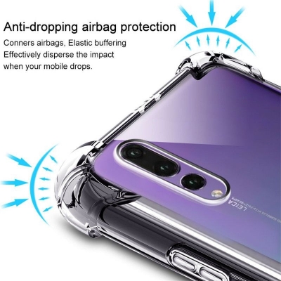 Picture of Soft Transparent TPU Silicone Case For Huawei P40 Phone Back Cover Case Slim Soft TPU Clear Cover