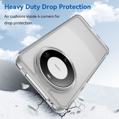 Picture of For Huawei Mate 50 Soft TPU Clear Transparent Crystal Clear Phone Case Casing Cover For Huawei Mate 50