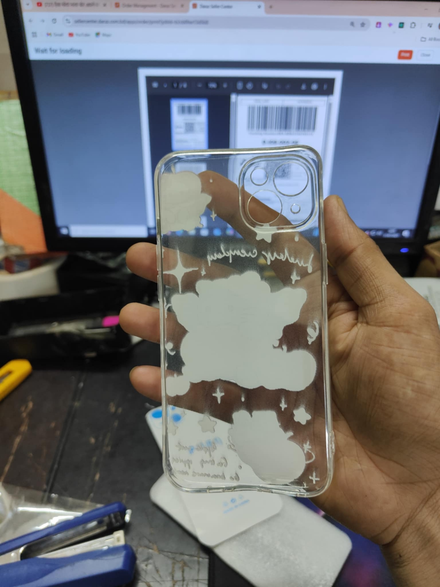 Picture of Customized Mobile Back Cover.Available for iphone 11 to iphone 16 Pro Max