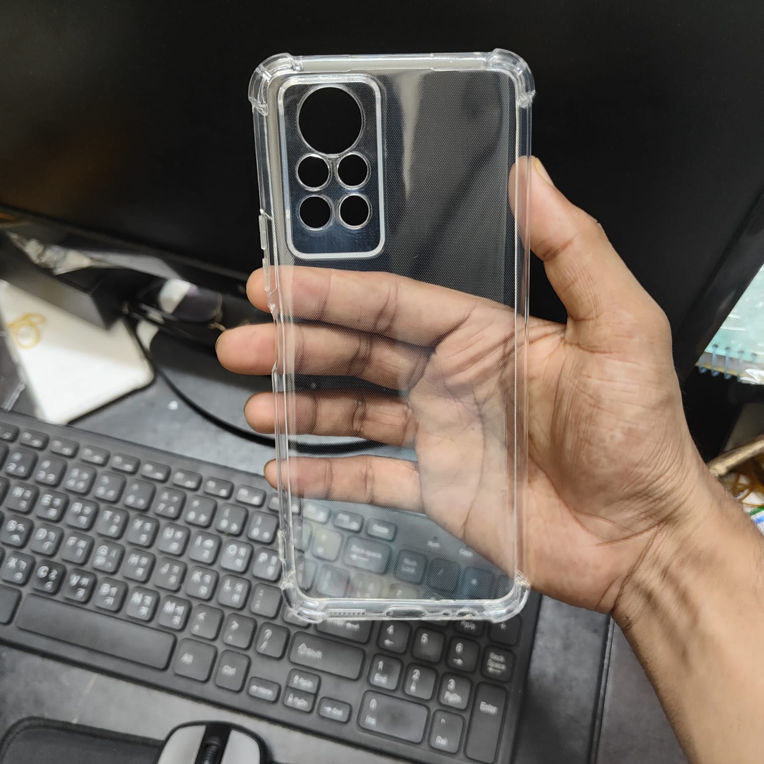 Picture of Infinix Note 11 Pro/Note 11s/X697 Premium Silicone Case Crystal Clear Soft TPU Ultra-Thin Transparent Flexible Protective Mobile Phone Back Cover