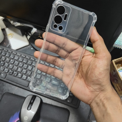 Picture of Infinix Hot 12 Premium Silicone Case Crystal Clear Soft TPU Ultra-Thin Transparent Flexible Protective Mobile Phone Back Cover
