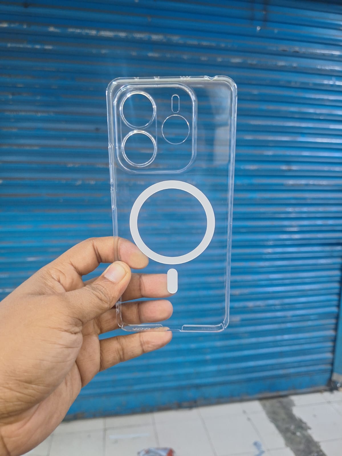 Picture of For Redmi Note 14 4G /Anti Yellow Magsafe Unique Case For Redmi Note 14 4G Clear Hard Transparent Phone Back Cover case