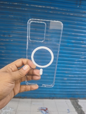 Picture of For Redmi 13c Anti yellow Magsafe clear plastic slim premium back cover