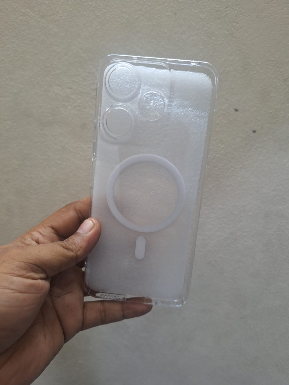 Picture of For Redmi 13 4g /5gAnti Yellow Magsafe Unique Case Clear Hard Transparent Phone Back Cover