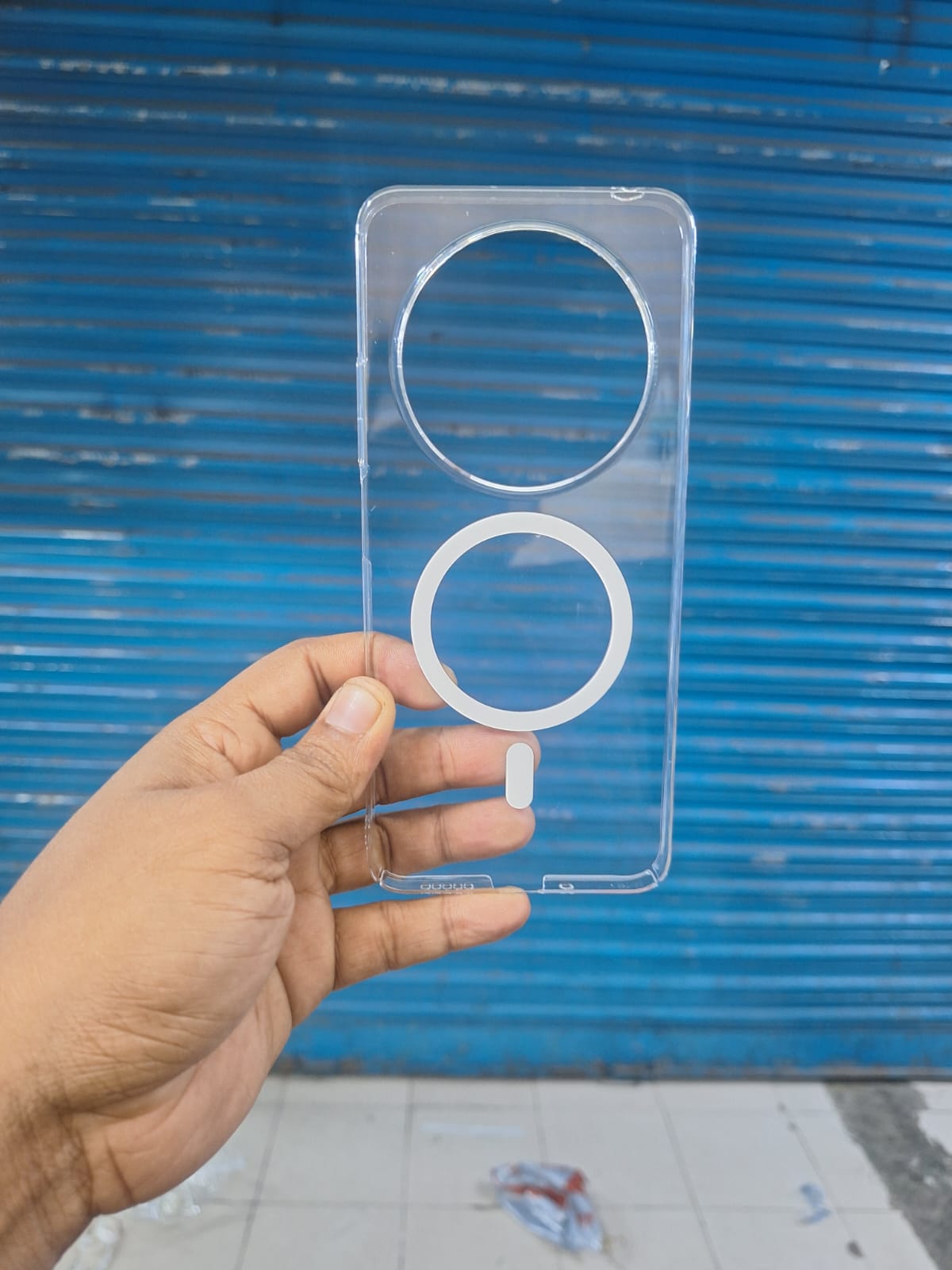 Picture of For Redmi 14c Anti yellow Magsafe clear plastic slim premium back cover