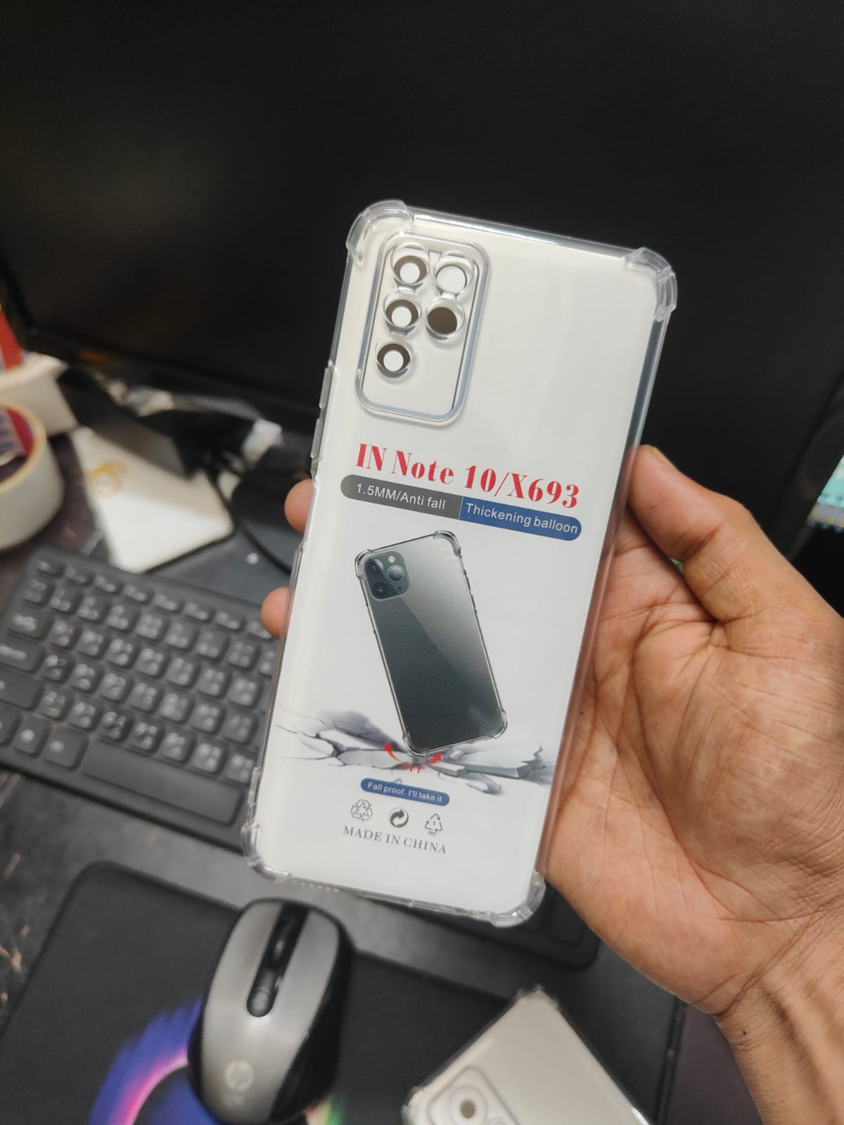 Picture of Infinix Note 10 Premium Silicone Case Crystal Clear Soft TPU Ultra-Thin Transparent Flexible Protective Mobile Phone Back Cover