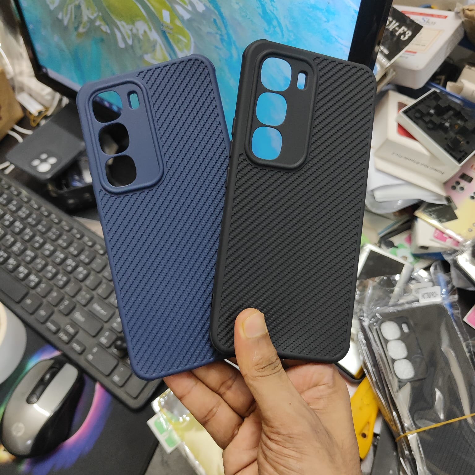 Picture of For Infinix Hot 60i Luxury Silicon Protect Back Cover Soft Case HOT 60i