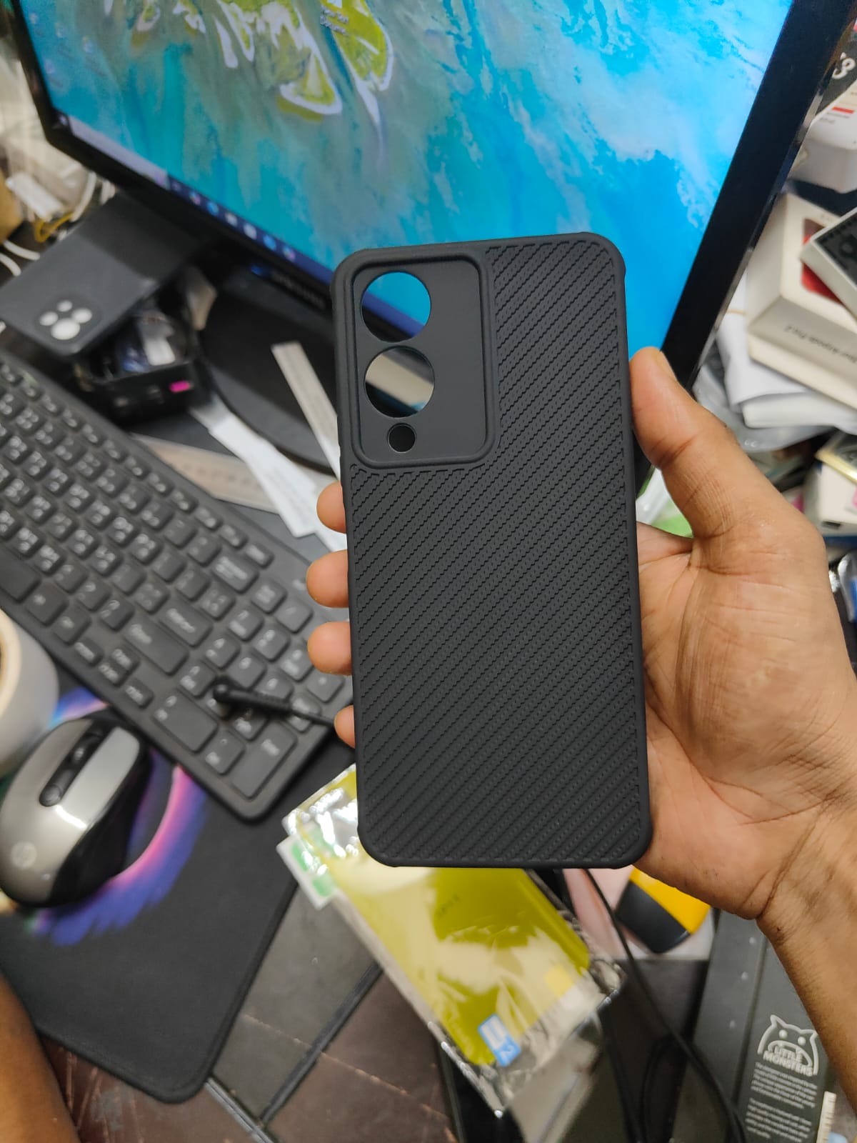 Picture of For Vivo y17s/Y17s Luxury Silicon Protect Back Cover Soft Case