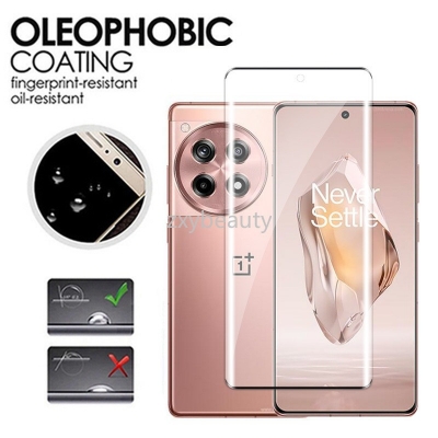 Picture of 2in1 Full Cover Curved Tempered Glass Screen Protector For OnePlus ACE 3 Pro 2 3Pro 2Pro 2024 4G 5G Protective Glass For 1+ACE3 1+ACE2 ACE3 ACE2 ACE3Pro ACE2Pro Camera Lens Film