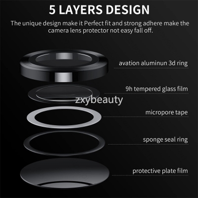 Picture of For Tecno Camon 40 Pro 5G 4G 2025 Camera Lens Protector Glass For Camon40 40Pro Camon40Pro Back Lens Metal Protector Ring Cover