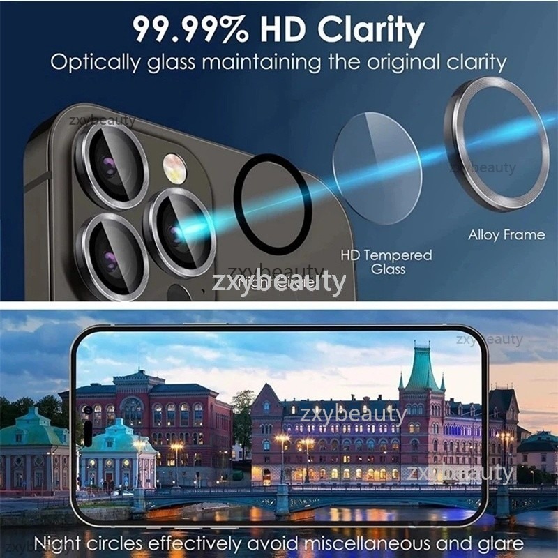 Picture of For Tecno Camon 40 Pro 5G 4G 2025 Camera Lens Protector Glass For Camon40 40Pro Camon40Pro Back Lens Metal Protector Ring Cover