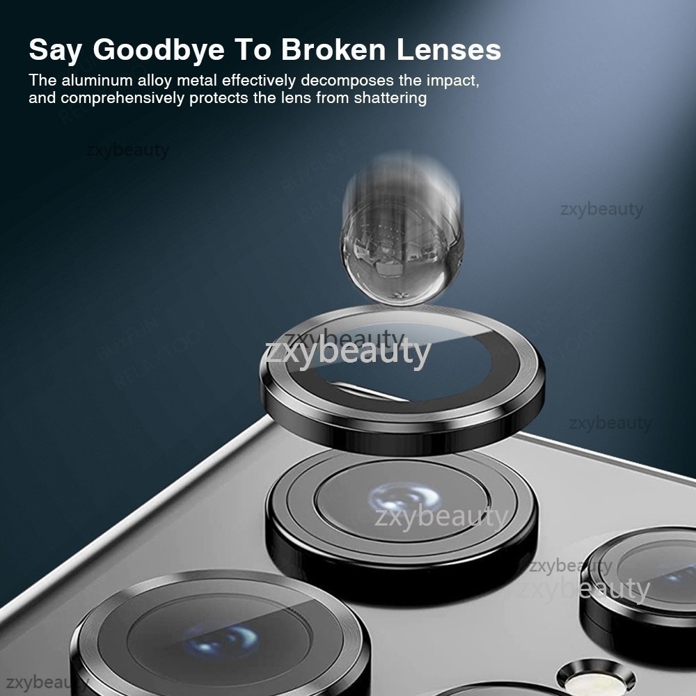Picture of For Tecno Camon 40 Pro 5G 4G 2025 Camera Lens Protector Glass For Camon40 40Pro Camon40Pro Back Lens Metal Protector Ring Cover