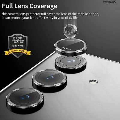 Picture of Samsung Galaxy A55 A35 A16 LTE A56 A36 A26 M15 A15 A25 5G 4G 2024 Camera Lens Protector Glass for SamsungA15 SamsungA25 A 15 25 SamsungA16 Back Lens Full Cover Metal Protector Ring Cover