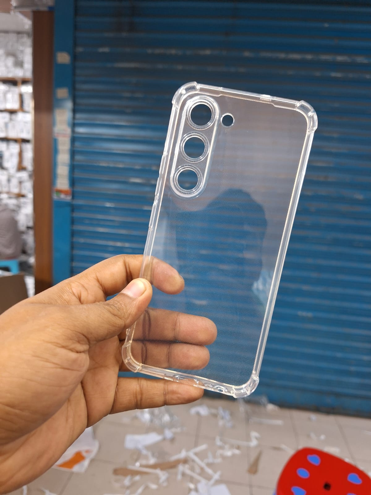 Picture of Techno Spark 40 Pro Flexible Clear Transparent Soft TPU Back Case Cover with bumper
