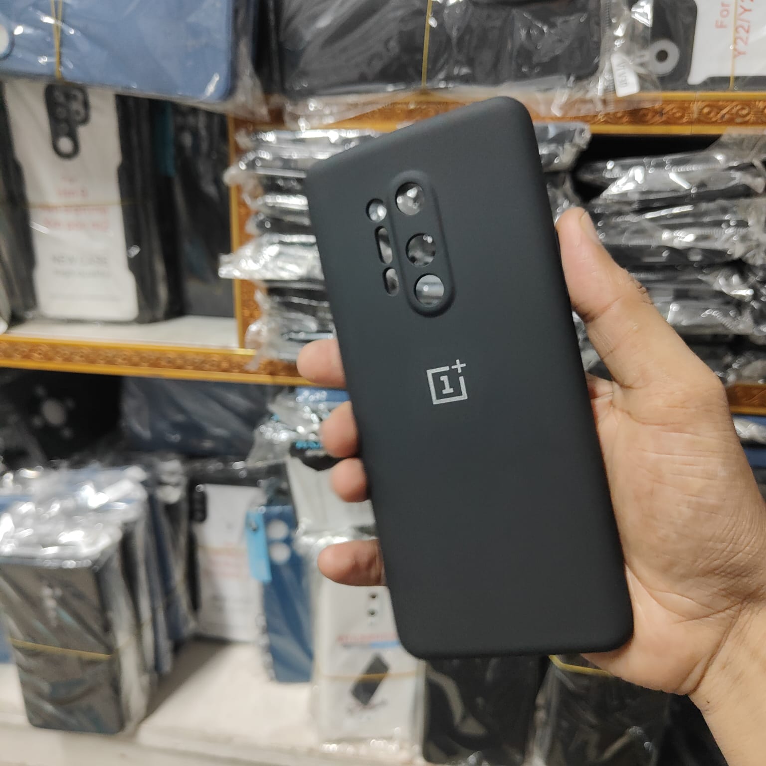 Picture of For One Plus 8 Pro /1+8 ProSilky And Soft - Touch Finish With Camera Production Soft SILICONE COVER