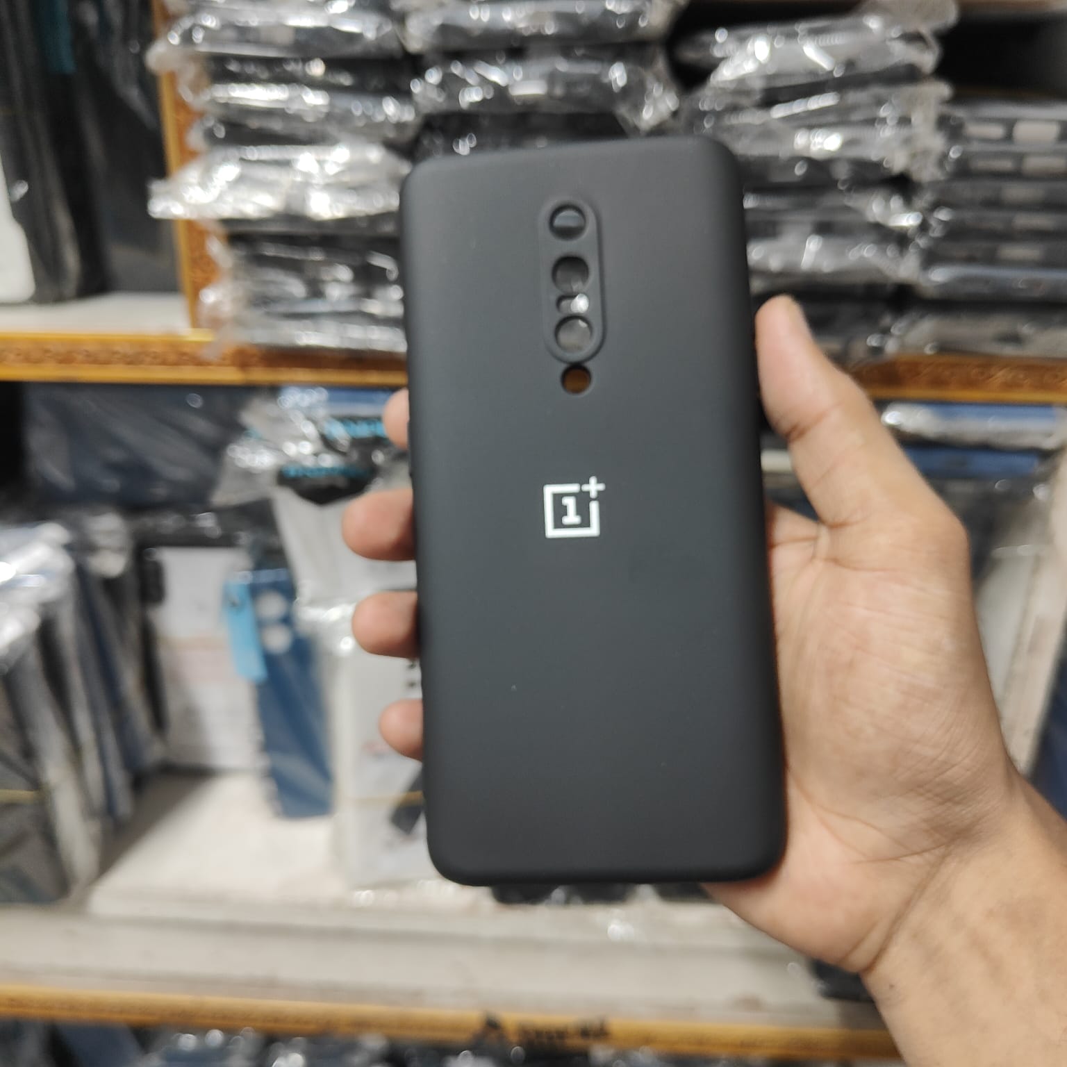 Picture of For One Plus 7 Pro /1+7 pro Silky And Soft - Touch Finish With Camera Production Soft SILICONE COVER