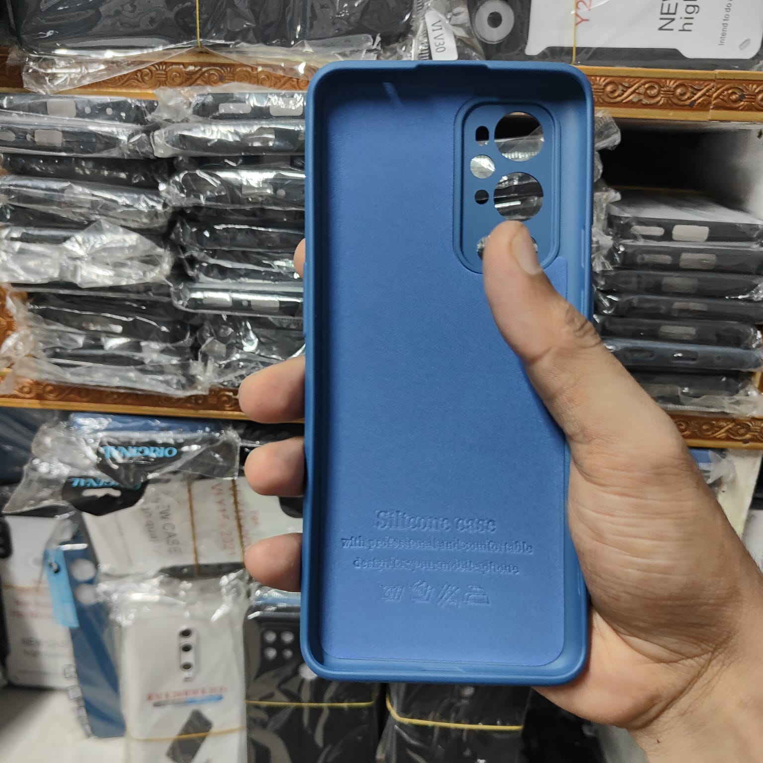 Picture of FOR One Plus 9 Pro/1+9Pro Silky And Soft - Touch Finish With Camera Production Soft SILICONE COVER