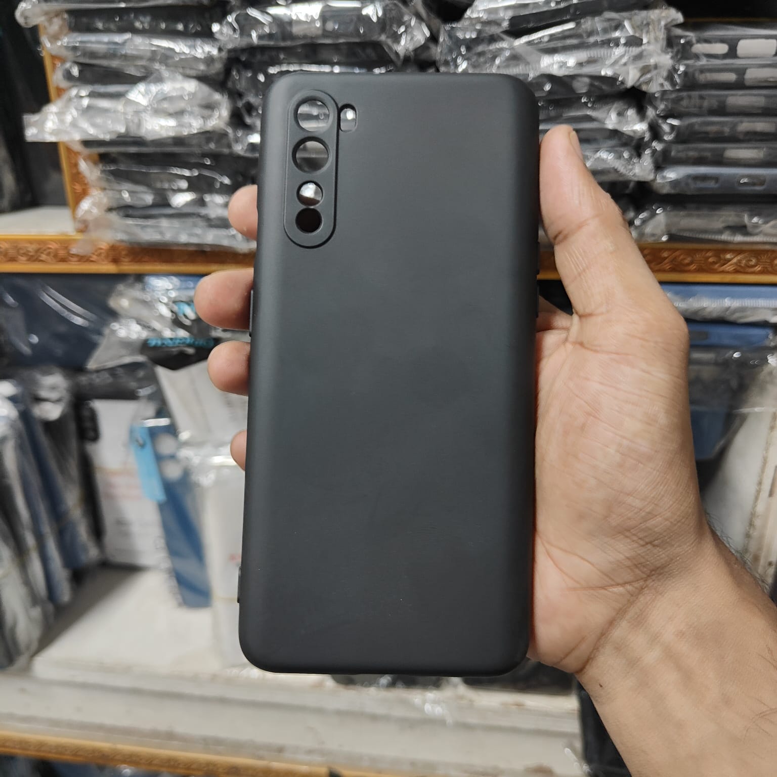 Picture of FOR One Plus Nord Silky And Soft - Touch Finish With Camera Production Soft SILICONE COVER