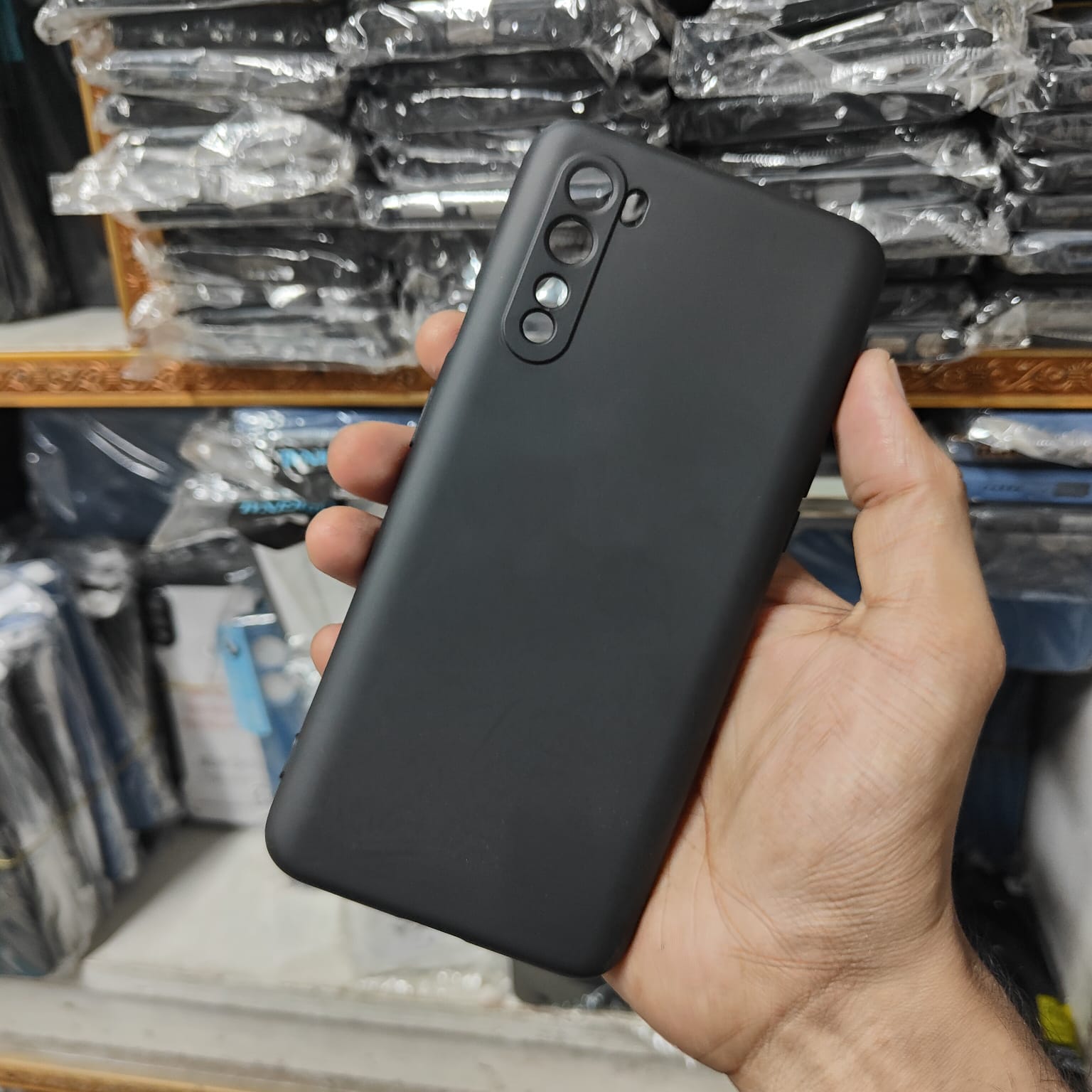 Picture of FOR One Plus Nord Silky And Soft - Touch Finish With Camera Production Soft SILICONE COVER