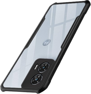 Picture of Motorola Edge 50 Fusion Xundd Protective Airbag Bumper Transparent Back Side Clear Phone Case For Motorola Edge 50 fusion  Back Cover