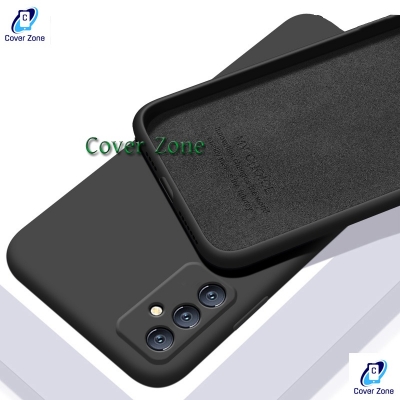 Picture of For Samsung Galaxy A34 5G Phone Case Camera protection Liquid Silicone Soft Gel Rubber Shockproof Cover For Samsung A34 Back Cover