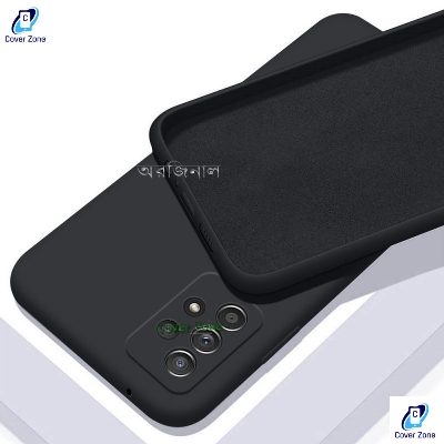 Picture of Samsung Galaxy A52 A52S Heavy Liquid Silicone Cover Strong Shockproof Gel Rubber Case - Durable and Reliable - Phone Back Cover