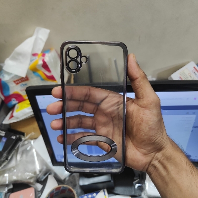 Picture of For Samsung Galaxy A04/Samsumg Galaxy M13 5G Logo View with Camera Lens Protector Soft Slim CD Back Cover For Samsung A04/M13 5G Phone Case