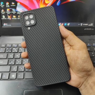 Picture of For Samsung Galaxy A22 4G / F22 / M32 4G Unique Silicone Fiber Premium Back Cover