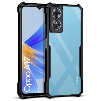 Picture of Shockproof Bumper Anti-Drop Slim Fit Fashion Back Cover For Oppo A17/A17K - Safeguard Oppo A17/A17K Stylish And Shockproof Bumper Cover