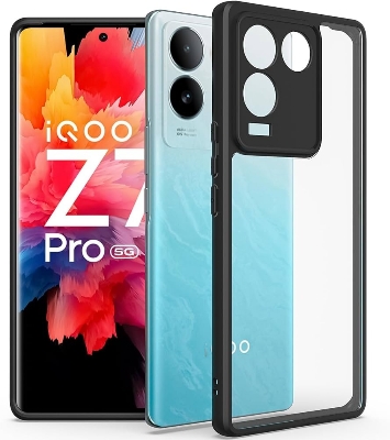 Picture of For Vivo iQOO Z7 Pro / Vivo S17e Xundd Airbags Soft TUP Bumper Shockproof Shell Back Clear Camera and Screen Protective Phone Cover