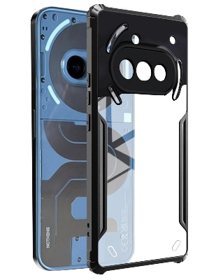 Picture of For Nothing Phone (3a) Xundd Protective Airbag Bumper Transparent Back Side Clear Phone Case For Nothing Phone 3A Back Cover