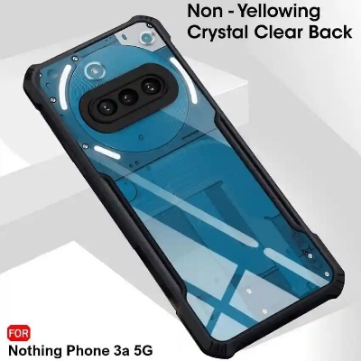 Picture of For Nothing Phone (3a) Xundd Protective Airbag Bumper Transparent Back Side Clear Phone Case For Nothing Phone 3A Back Cover
