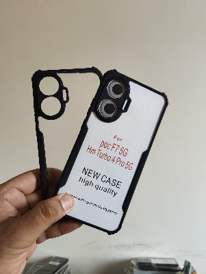 Picture of Redmi Turbo 4 Pro 5g / Poco F7 5g Back Cover Shock Prof Transparent Hard Case XunddFusion Back Phone Case