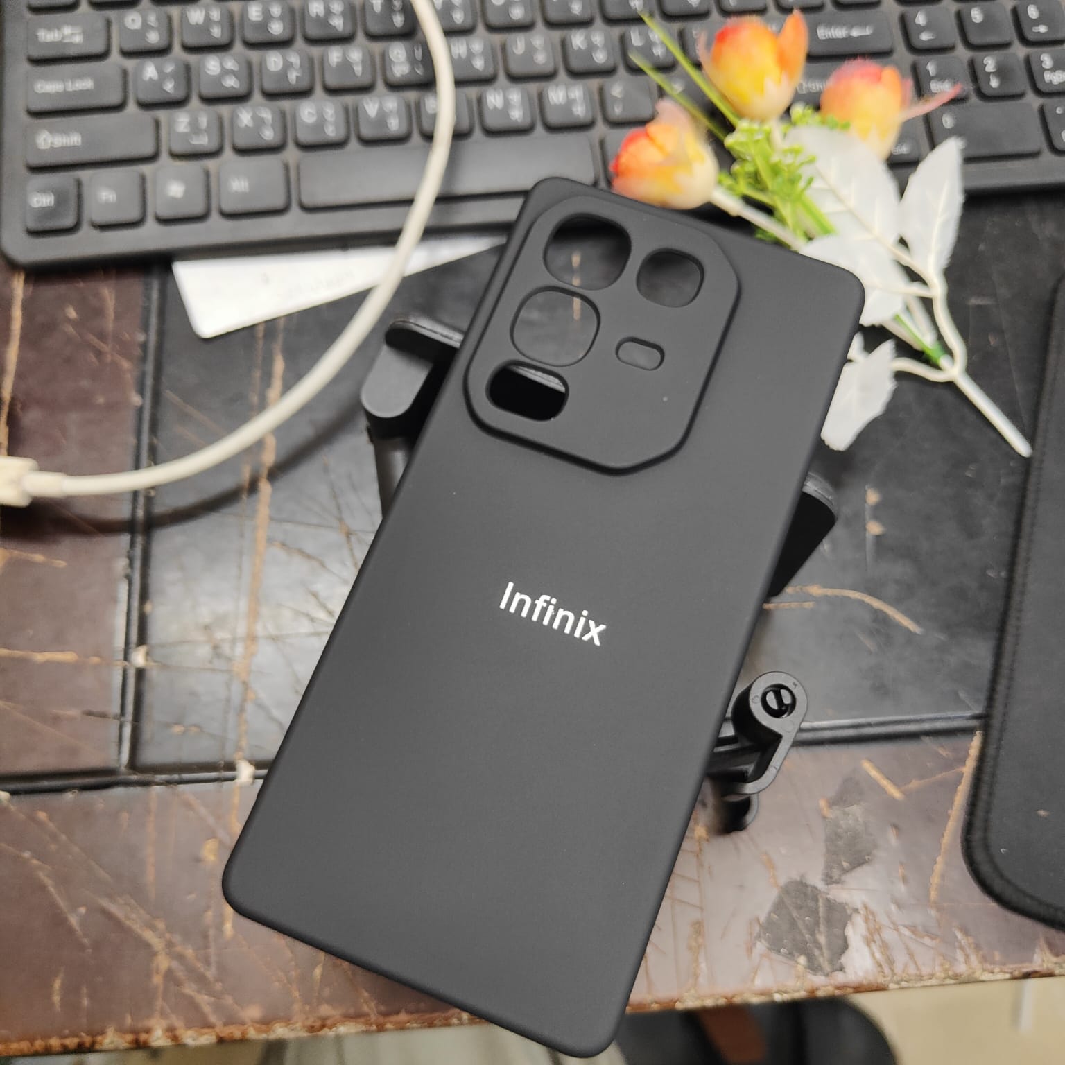 Picture of Infinix Note 50/Infinix Note 50 Pro 4g Back Cover With Soft Silicone Comfortable LongLasting Silicone Premium Handy Back Phone Case