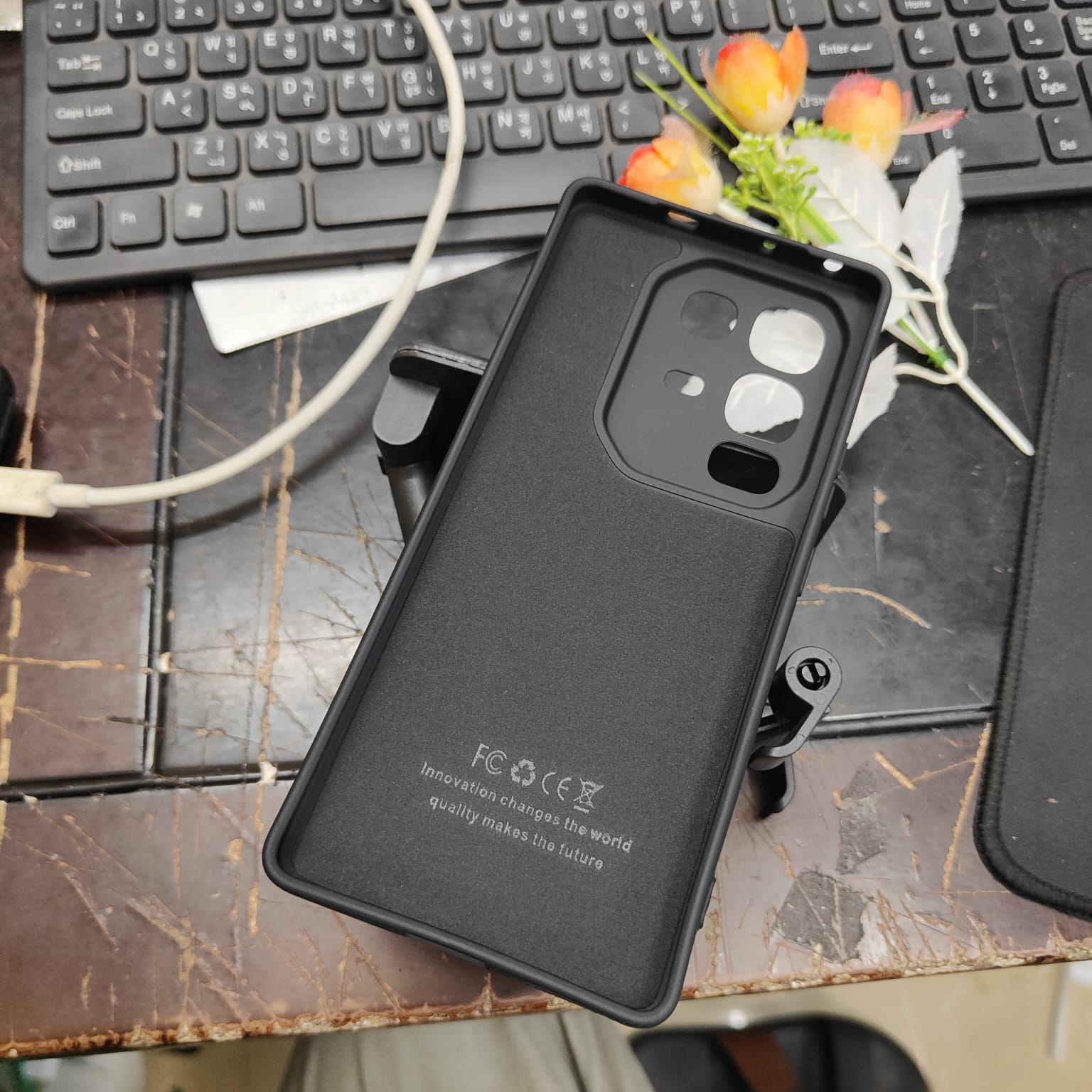 Picture of Infinix Note 50/Infinix Note 50 Pro 4g Back Cover With Soft Silicone Comfortable LongLasting Silicone Premium Handy Back Phone Case
